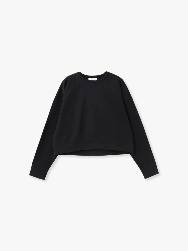 コットンキュプラ スウェットトップ 詳細画像 black 3