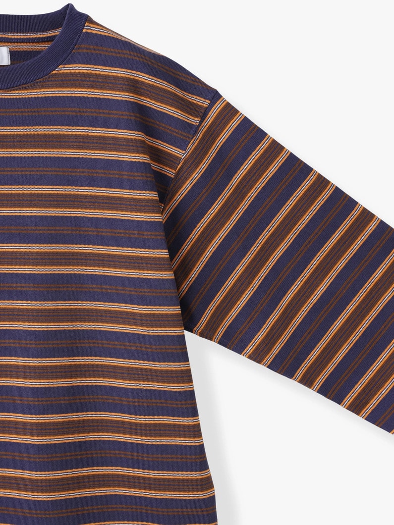 マルチストライプ ロングスリーブティー 詳細画像 ivory 2