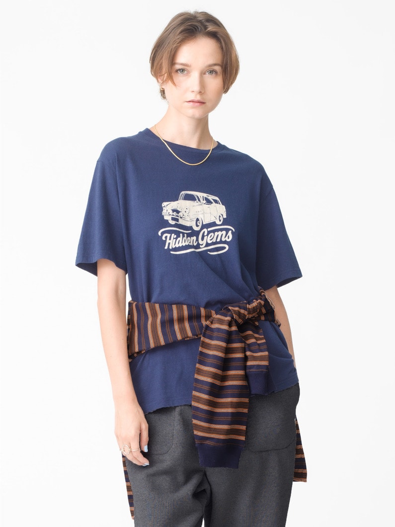 マルチストライプ ロングスリーブティー 詳細画像 navy 2