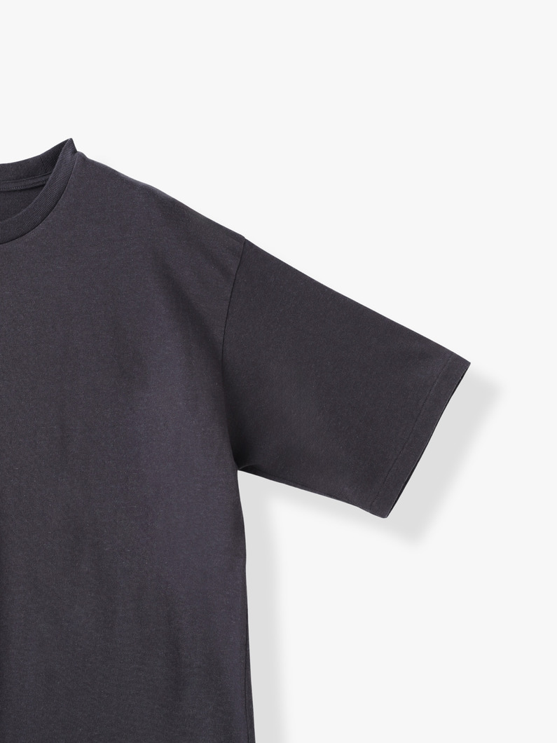 カシミアブレンド ショートスリーブティー 詳細画像 charcoal gray 2