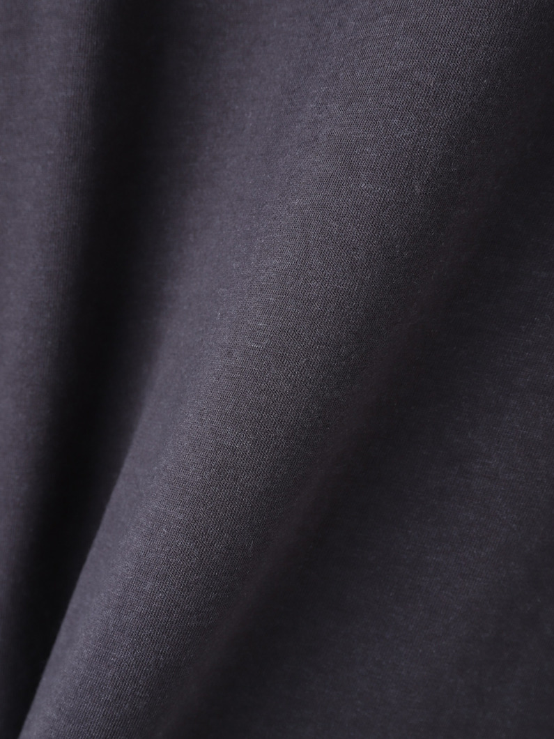 カシミアブレンド ショートスリーブティー 詳細画像 charcoal gray 3