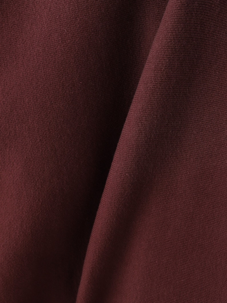 ビンテージ ハーフジップ スウェットトップ 詳細画像 burgundy 4