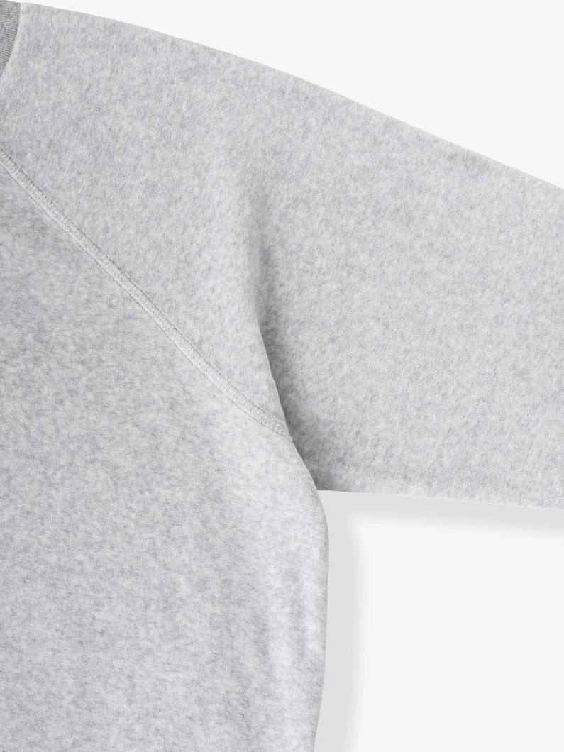 サモス オーバーサイズ スウェットシャツ（グレー/バーガンディ/パープル/アイボリー/ブラック） 詳細画像 ivory 2