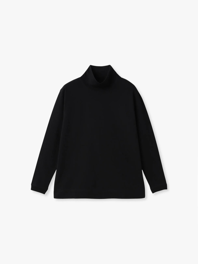 タートルネック ロングスリーブティー（ホワイト/ブラック/グレー） 詳細画像 black 2