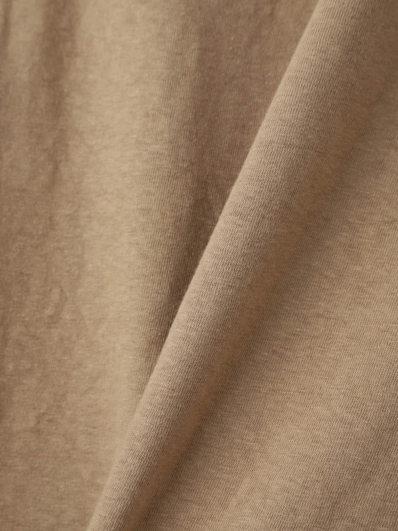 プレーティング リブ レイヤード ティー 詳細画像 beige 3