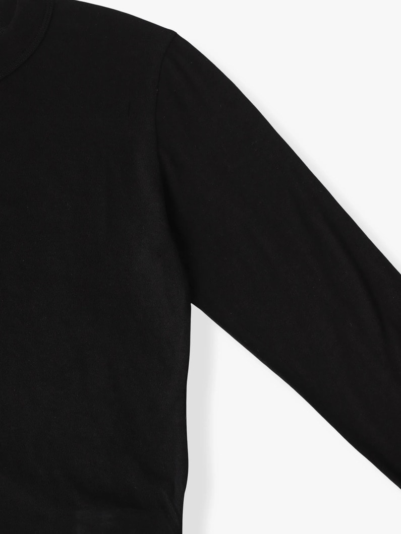 コットンカシミア ナンバー ティー 詳細画像 black 2