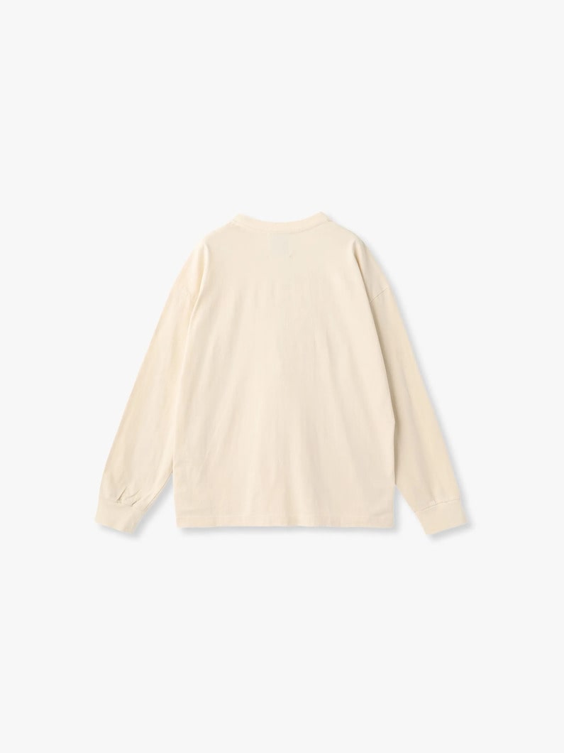 ナンバー35 ルーズフィット ロングスリーブ ティー 詳細画像 ivory 1