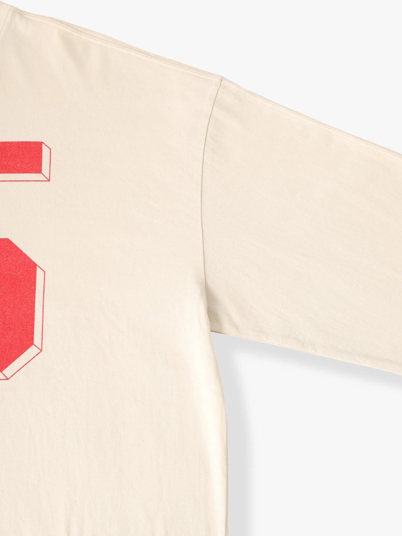 ナンバー35 ルーズフィット ロングスリーブ ティー 詳細画像 ivory 2