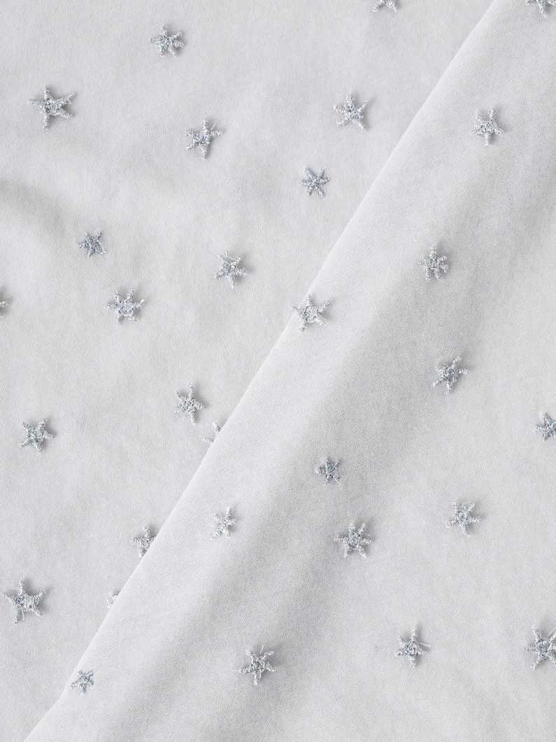 スター エンブロイダリー ガーゼ ロングスリーブティー 詳細画像 light gray 3