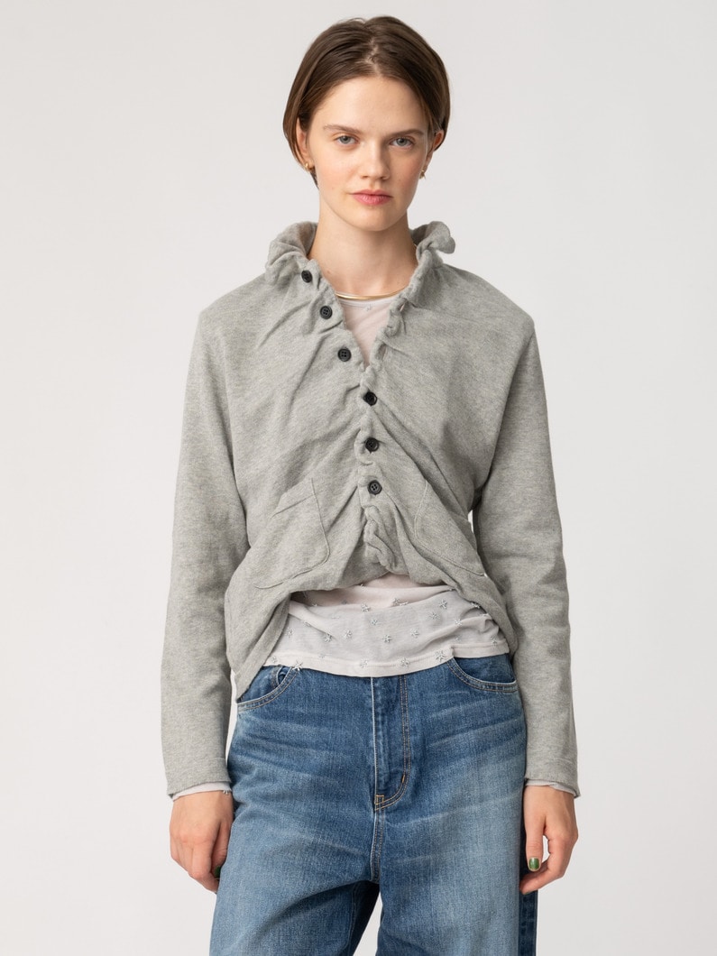 スター エンブロイダリー ガーゼ ロングスリーブティー 詳細画像 light gray 3