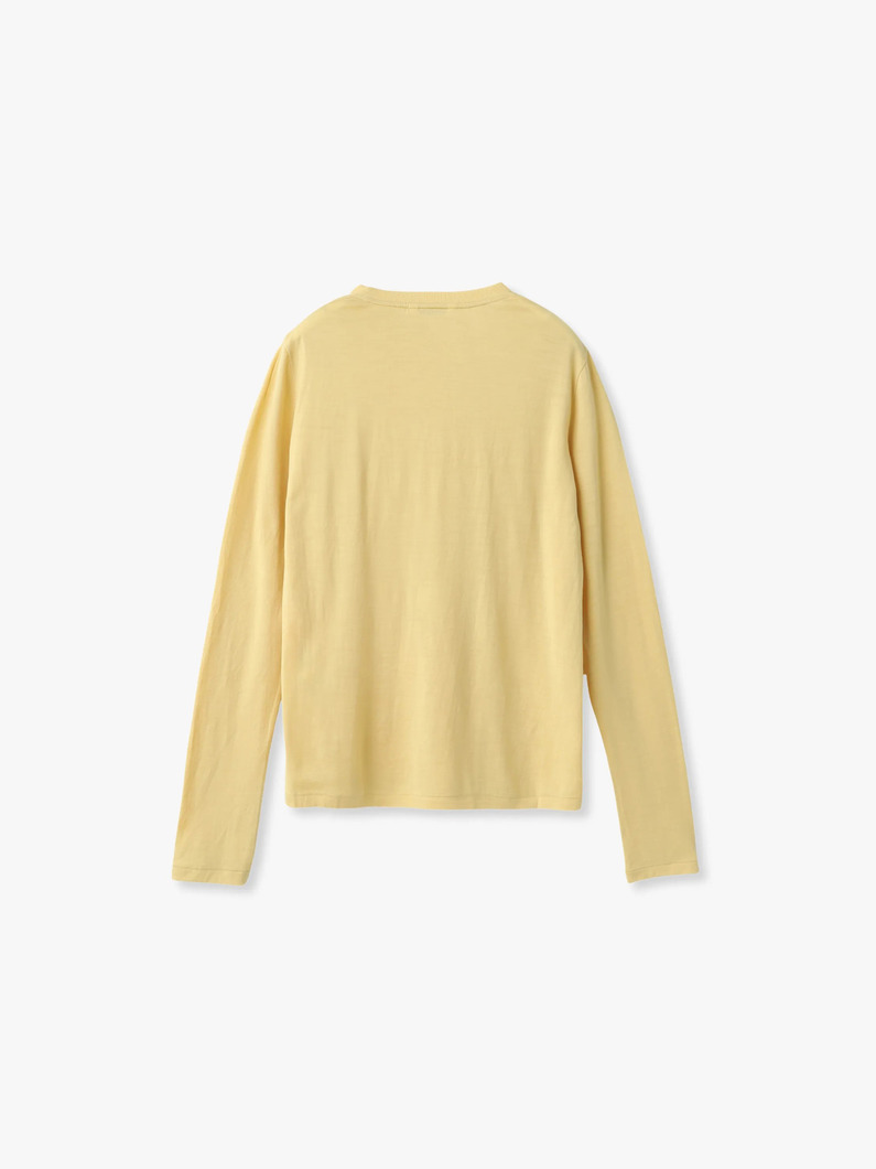 ウール ソフトジャージー ロングスリーブティー 詳細画像 light yellow 1