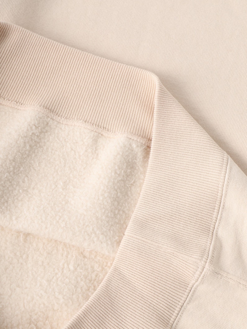 スムース ソフト スウェット プルオーバー 詳細画像 beige 3