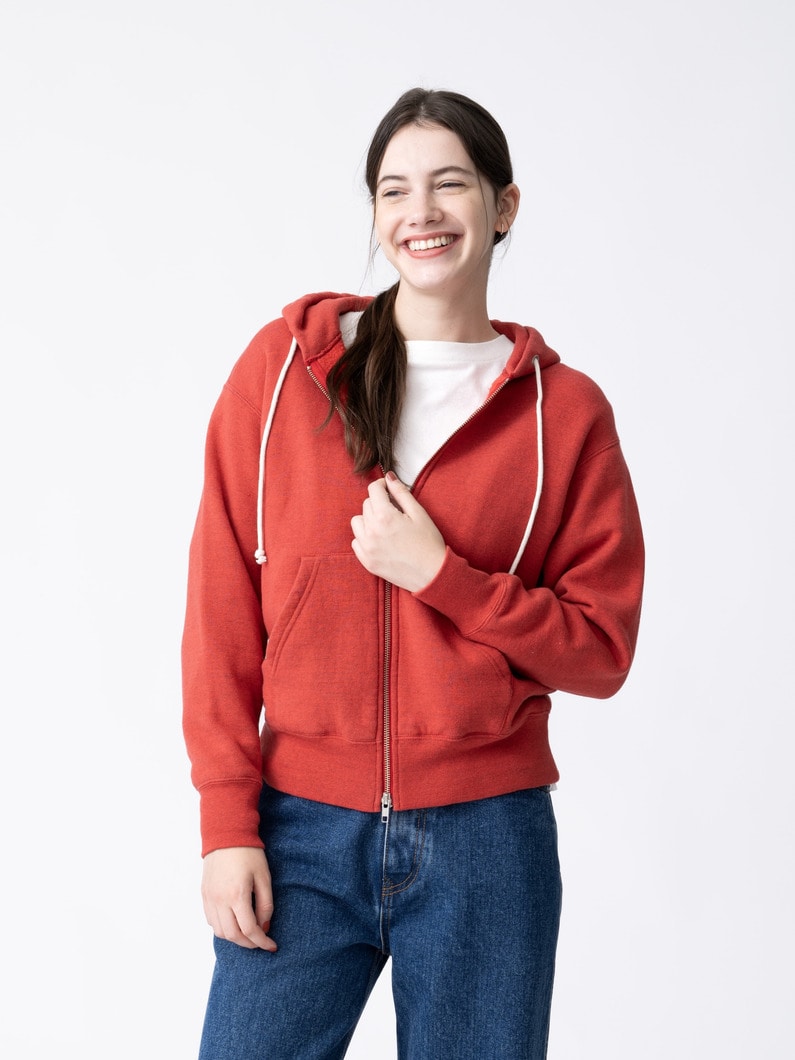 カルヴェ フルジップ フーディー（レッド） 詳細画像 red 1