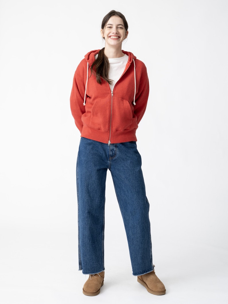 カルヴェ フルジップ フーディー（レッド） 詳細画像 red 2