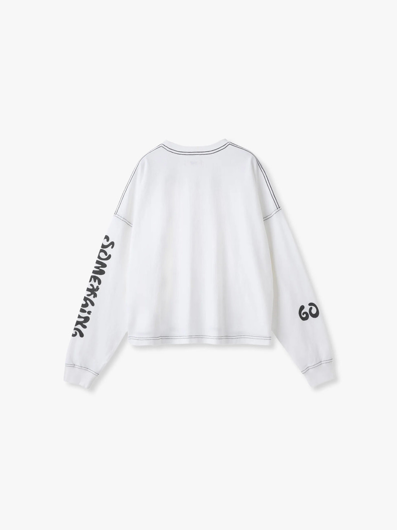 サムシング グッド ロングスリーブ ティー 詳細画像 white 1