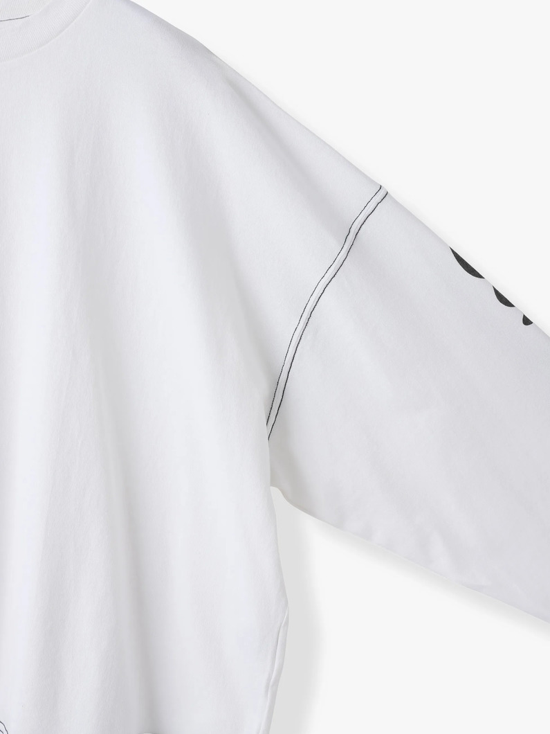 サムシング グッド ロングスリーブ ティー 詳細画像 white 2