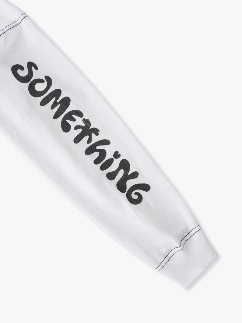 サムシング グッド ロングスリーブ ティー 詳細画像 white 3