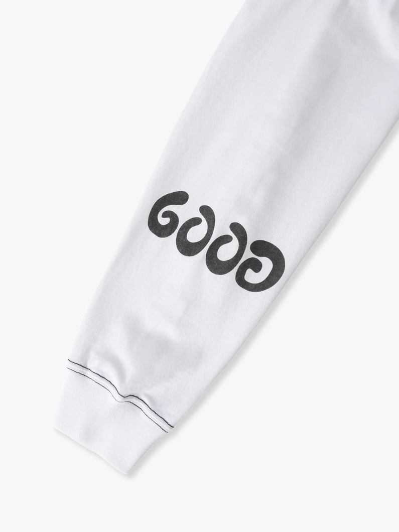 サムシング グッド ロングスリーブ ティー 詳細画像 white 4