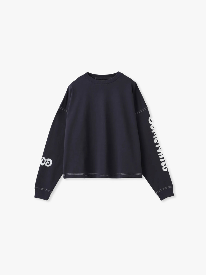 サムシング グッド ロングスリーブ ティー 詳細画像 black 4