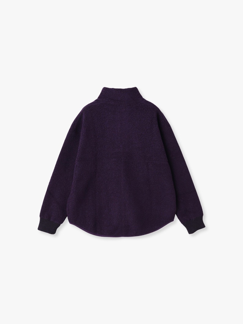 ウールボア ハーフジップ プルオーバー 詳細画像 charcoal gray 1