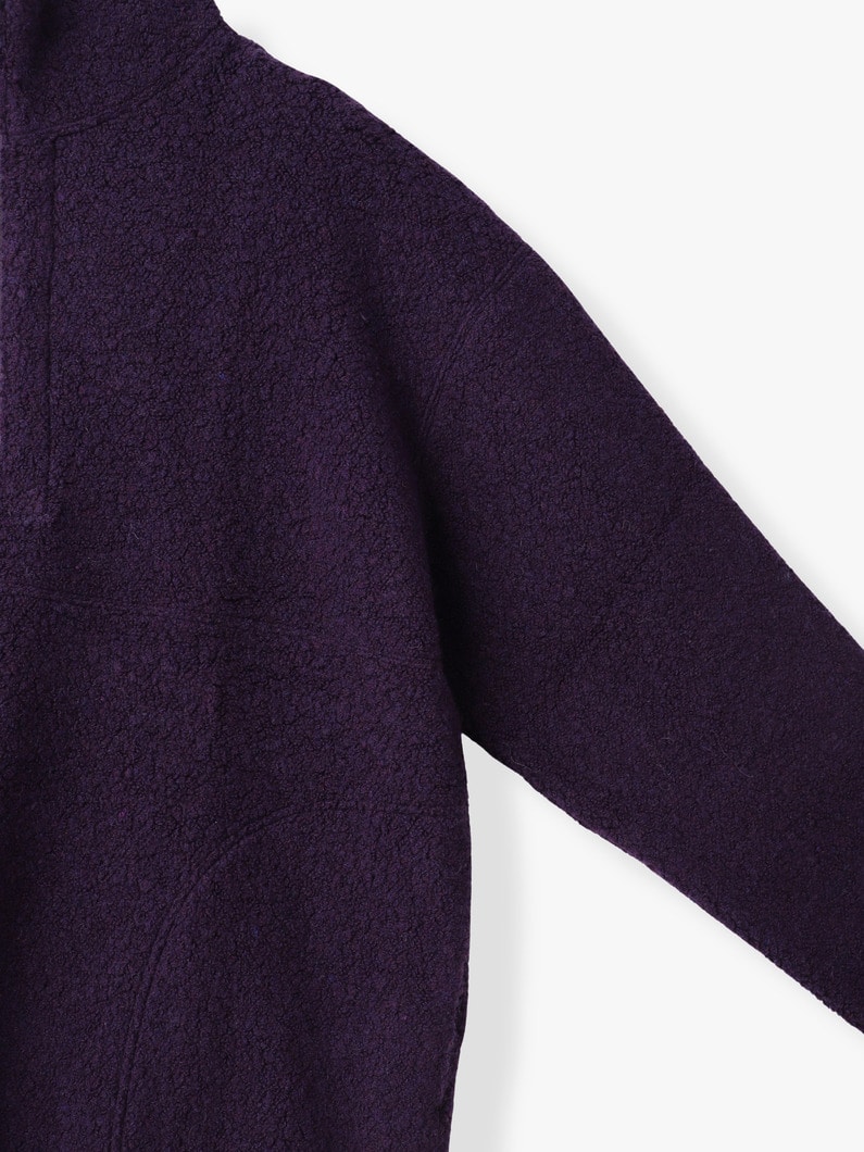 ウールボア ハーフジップ プルオーバー 詳細画像 charcoal gray 2