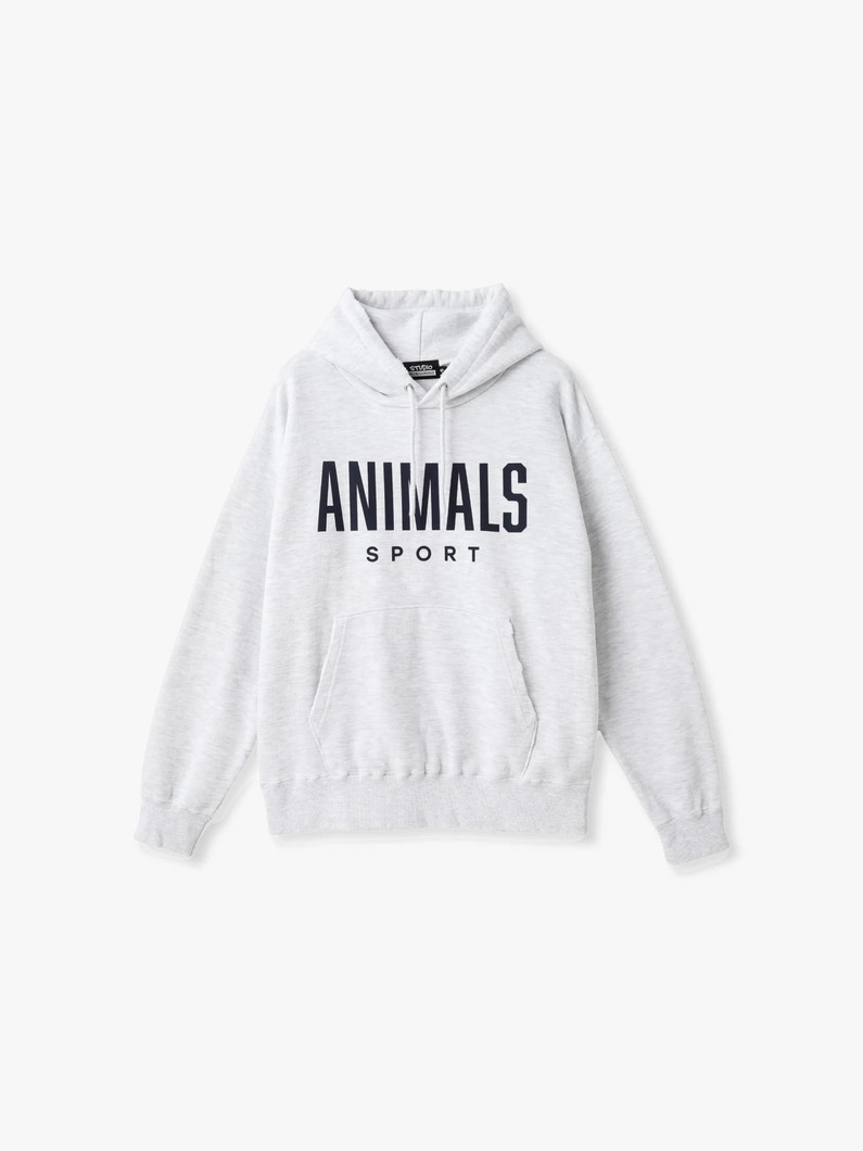 アニマル スポーツ フーディ（グレー/グリーン/ネイビー） 詳細画像 gray 5