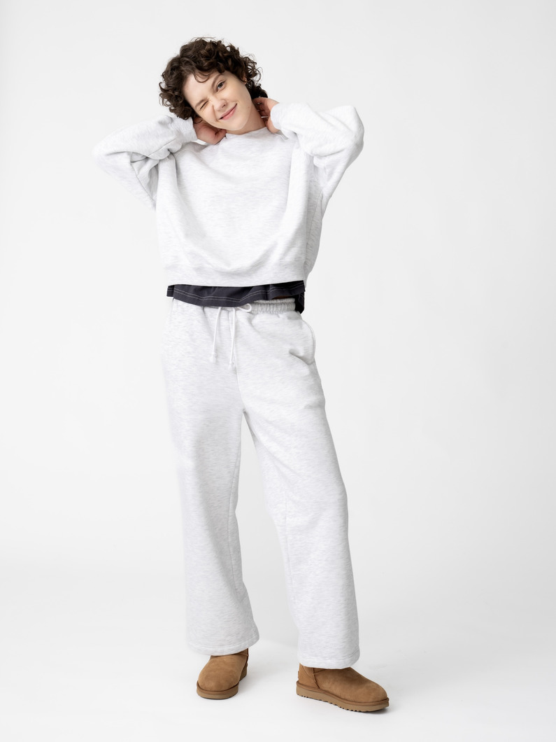 バレル スウェットプルオーバー（ホワイト/ブラック） 詳細画像 white 2