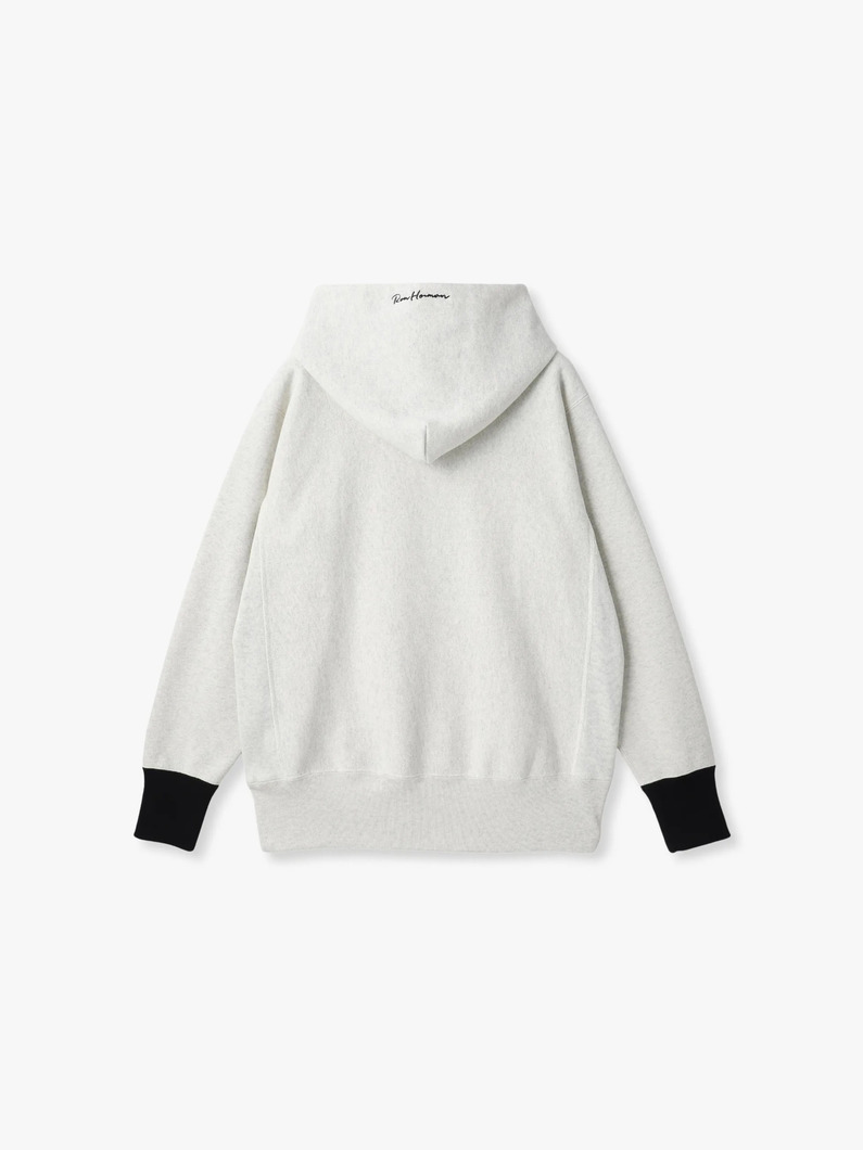 プルオーバー フーディー（オートミール/ブラック/ダークグリーン） 詳細画像 dark green 1