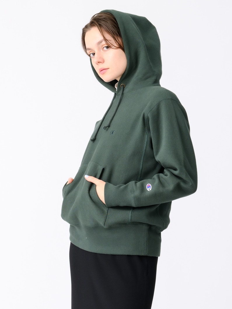 プルオーバー フーディー（オートミール/ブラック/ダークグリーン） 詳細画像 dark green 2