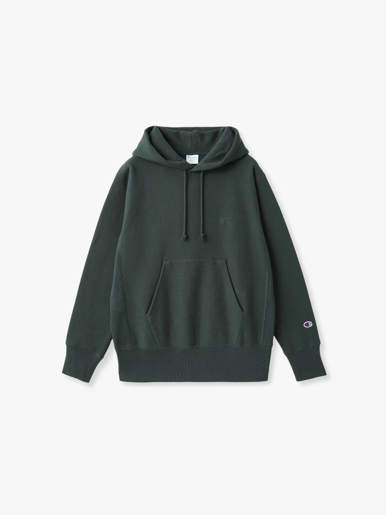 プルオーバー フーディー（オートミール/ブラック/ダークグリーン） 詳細画像 dark green 5
