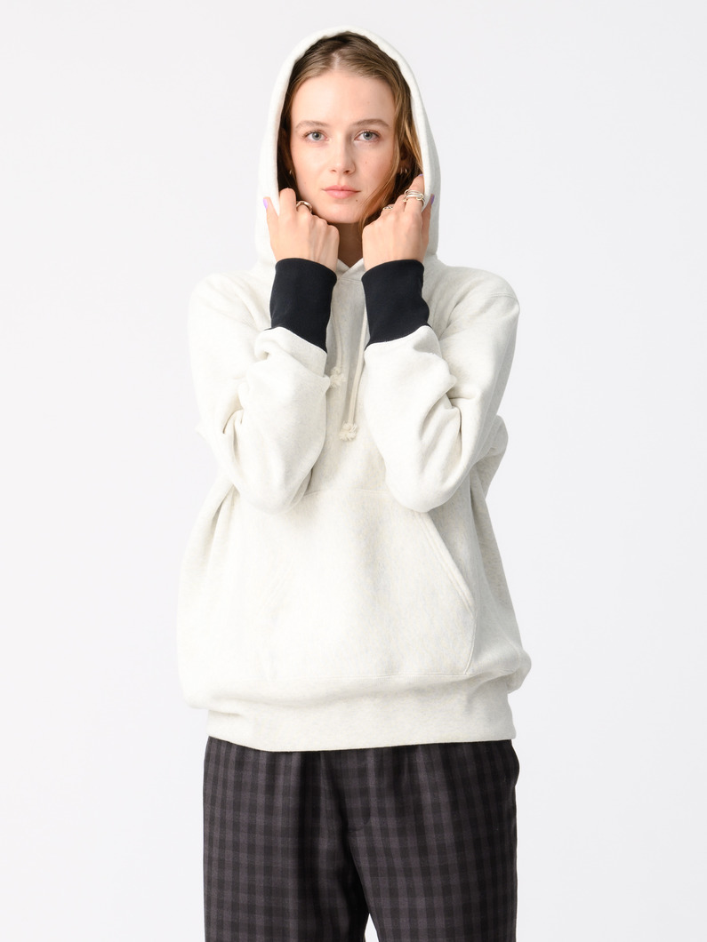 プルオーバー フーディー（オートミール/ブラック/ダークグリーン） 詳細画像 oatmeal 2