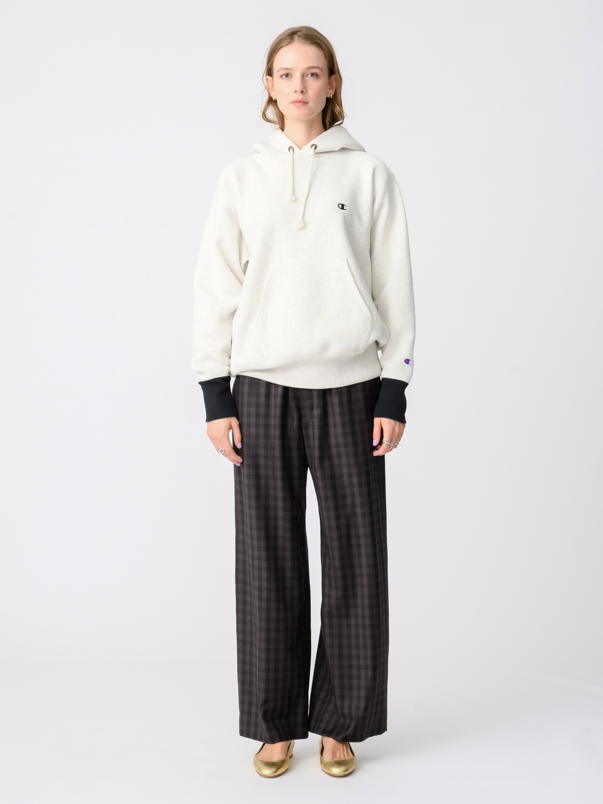 Naptime プルオーバー　オートミール 予約]サイドスリットオーバーニットプルオーバー/オートミール