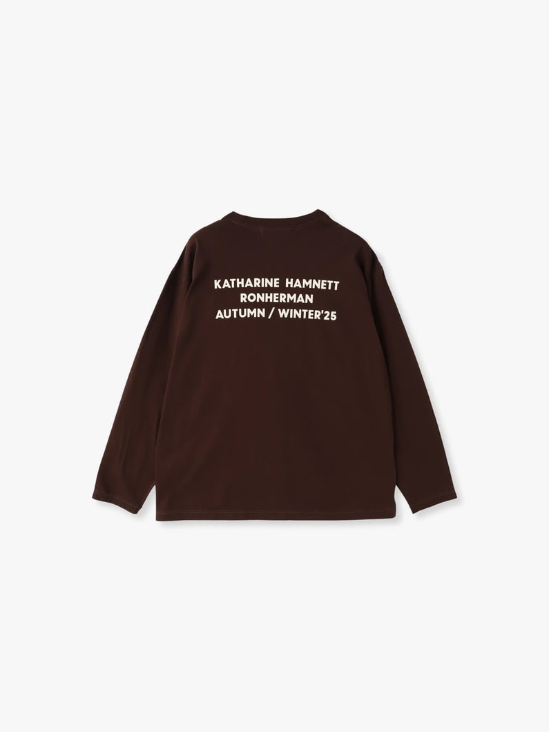 ヒア ロングスリーブティー 詳細画像 brown 3