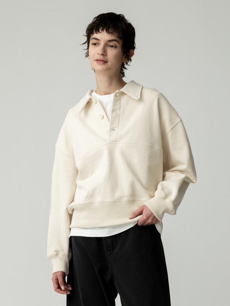 ポロ スウェット プルオーバー 詳細画像 ivory 1