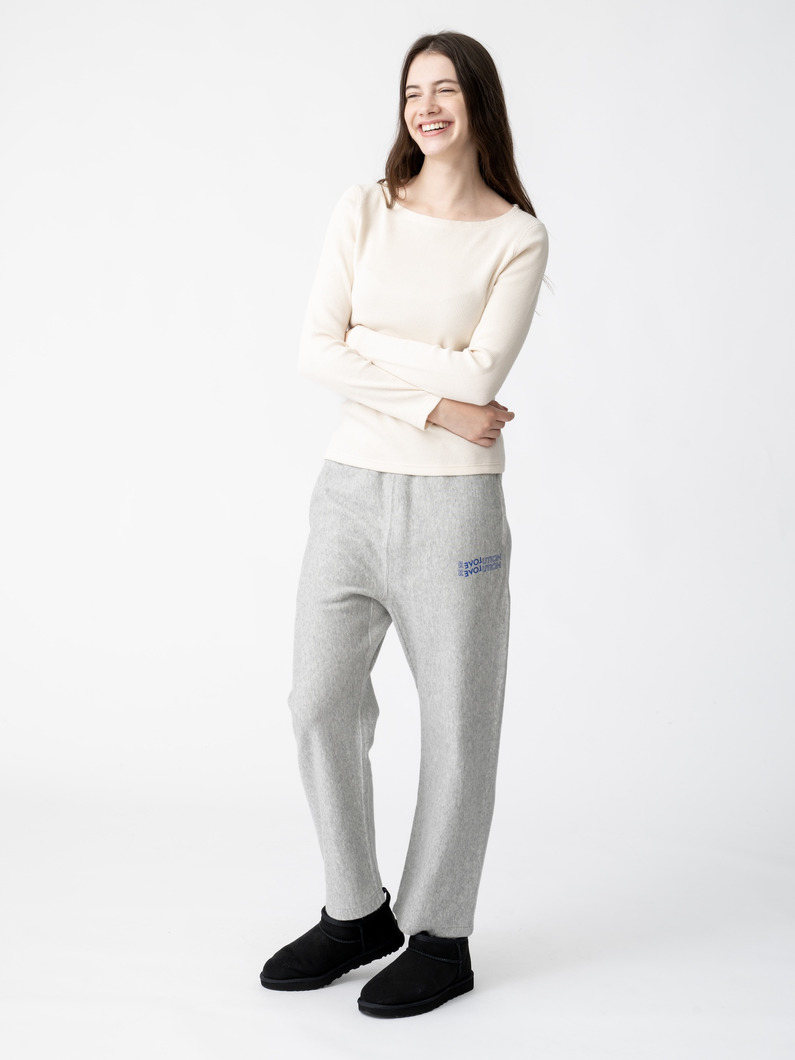 ワイドネック プルオーバー（ブラック/アイボリー） 詳細画像 ivory 2