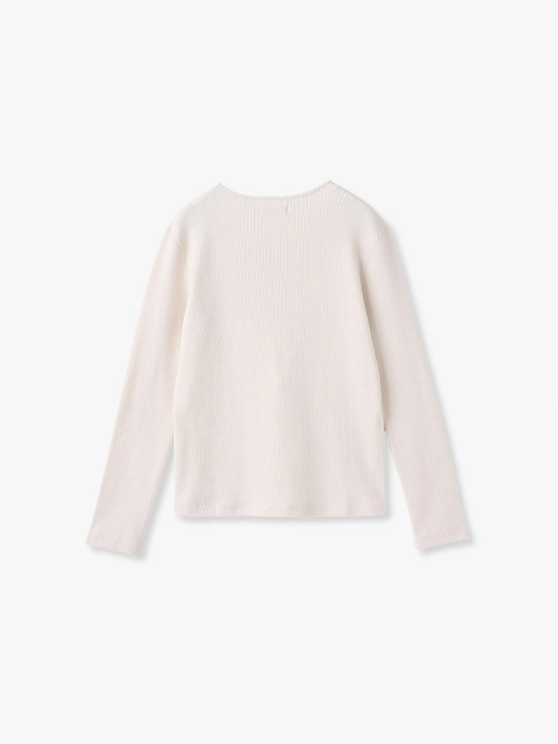 レースアップ プルオーバー（ブラック/アイボリー） 詳細画像 ivory 1