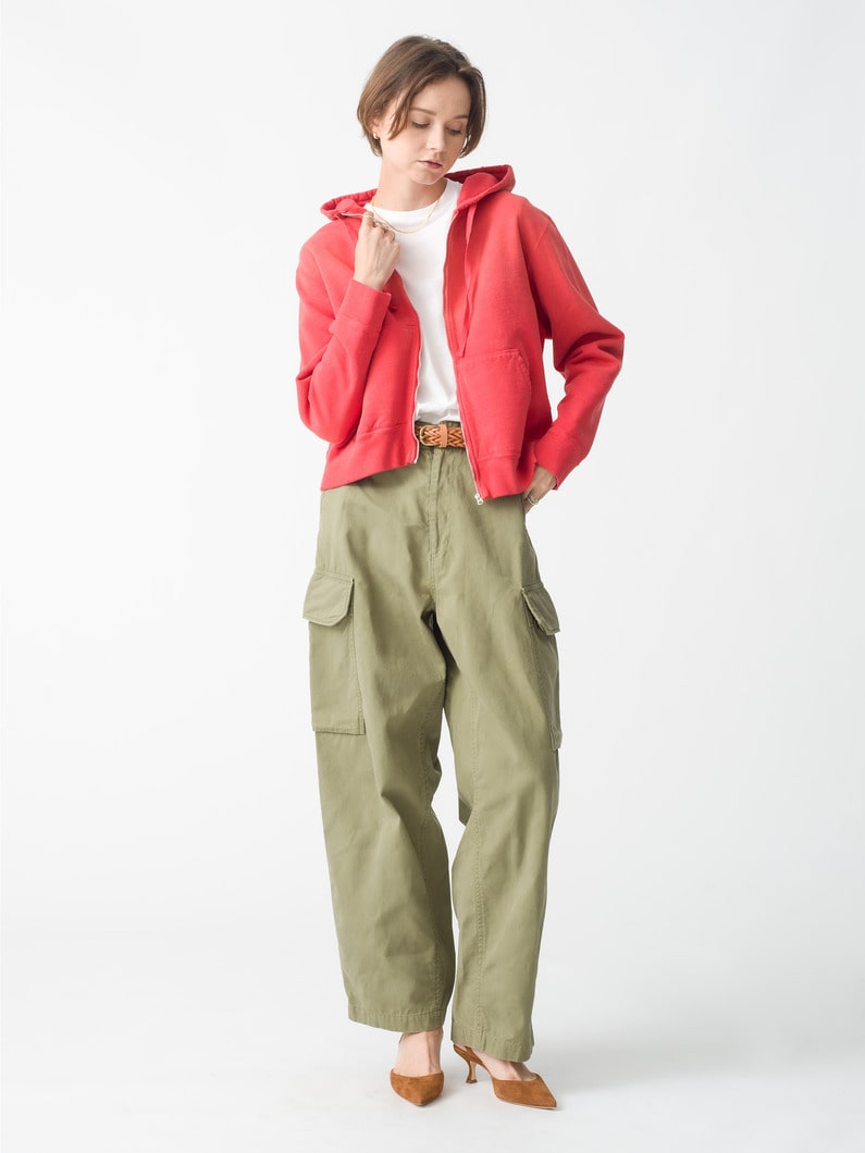 フルジップ スウェットフーディー 詳細画像 red 2