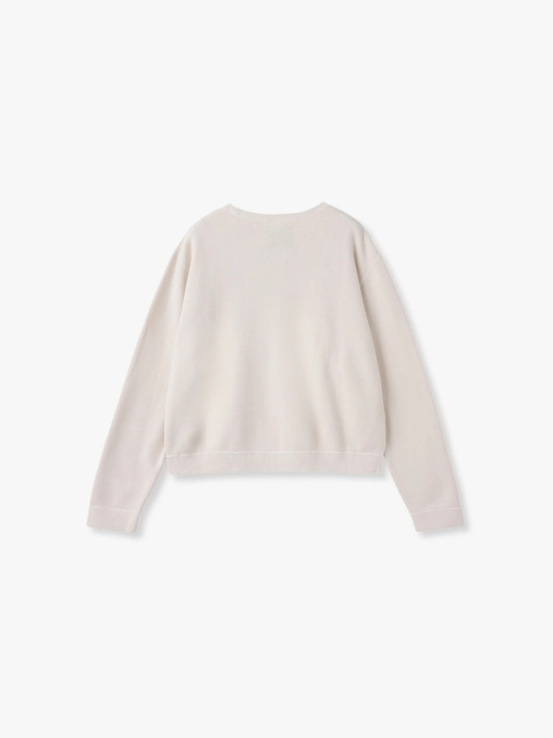 ビンテージ ホテルプリント スウェットトップ 詳細画像 ivory 1