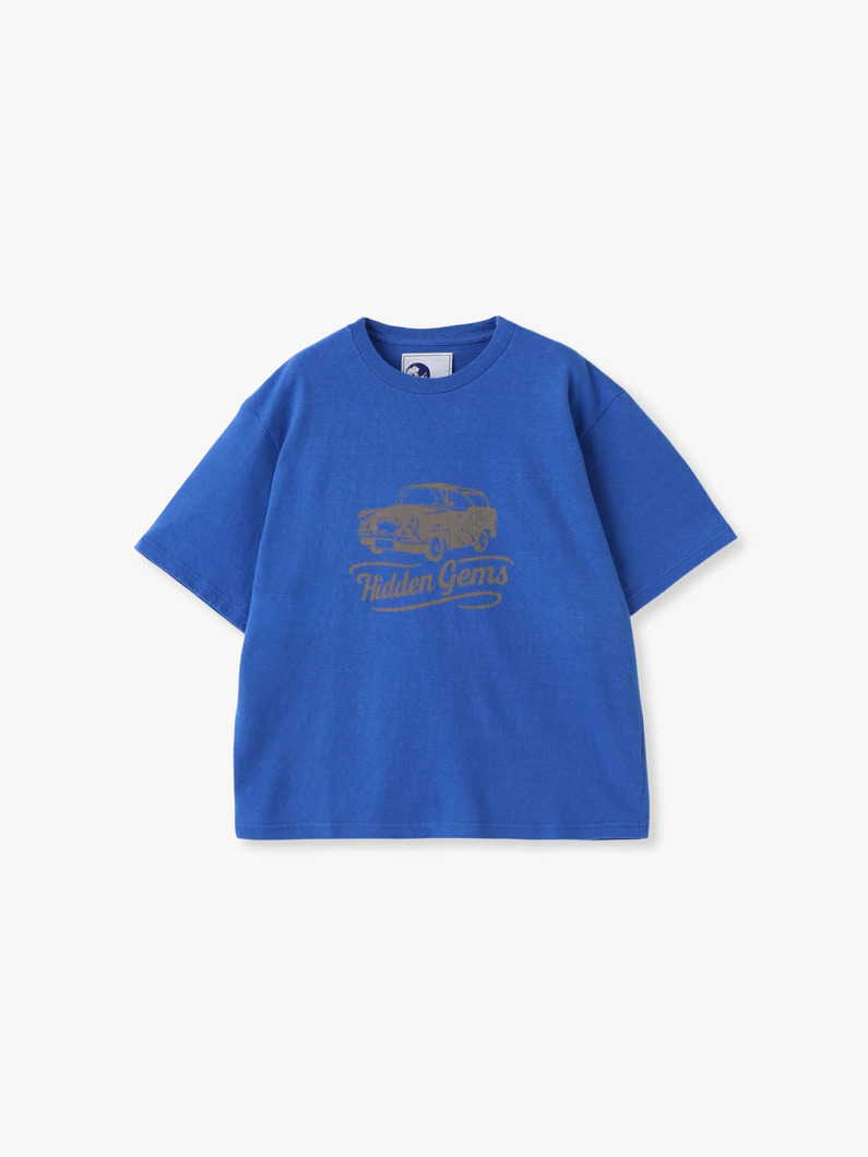 ビンテージ カープリント ティー 詳細画像 blue 3