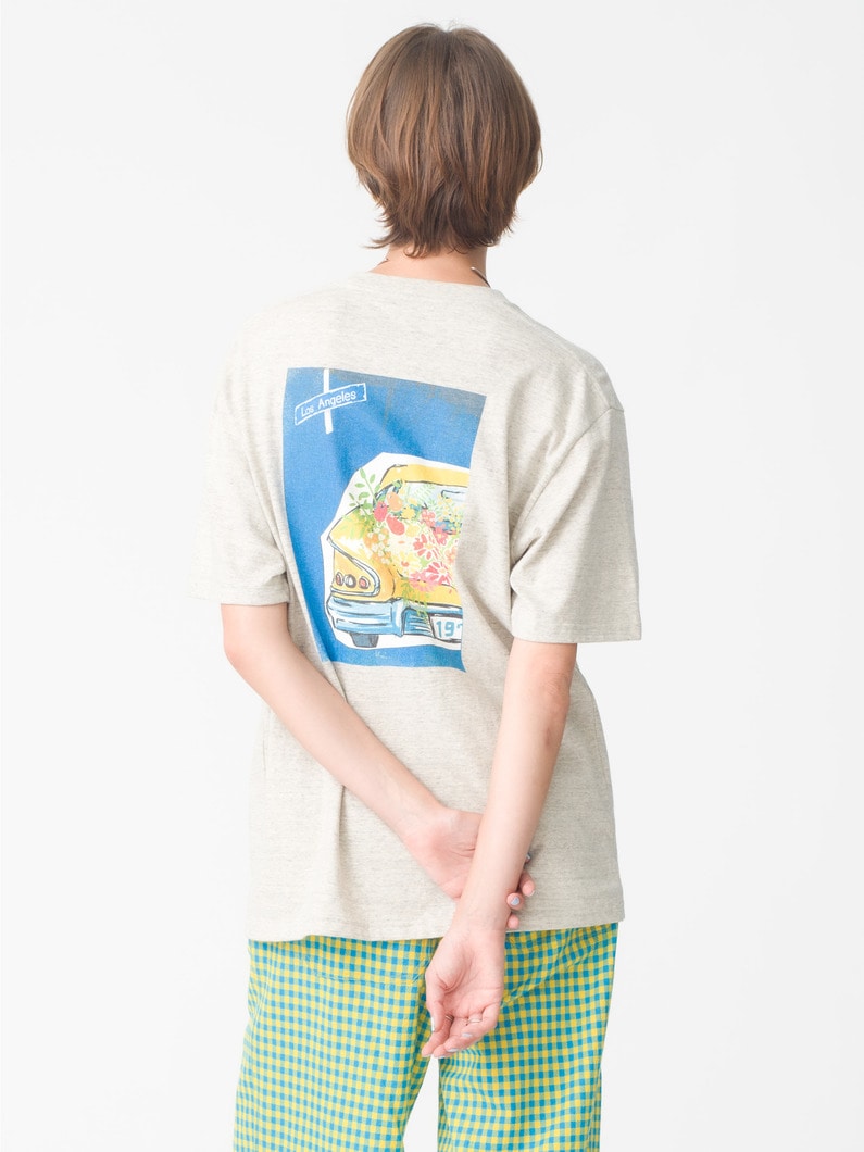 ビンテージ ロサンゼルスプリント ティー 詳細画像 light gray 2