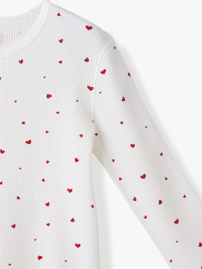 ハート ワッフル プルオーバー（プレオーダー） 詳細画像 navy 2