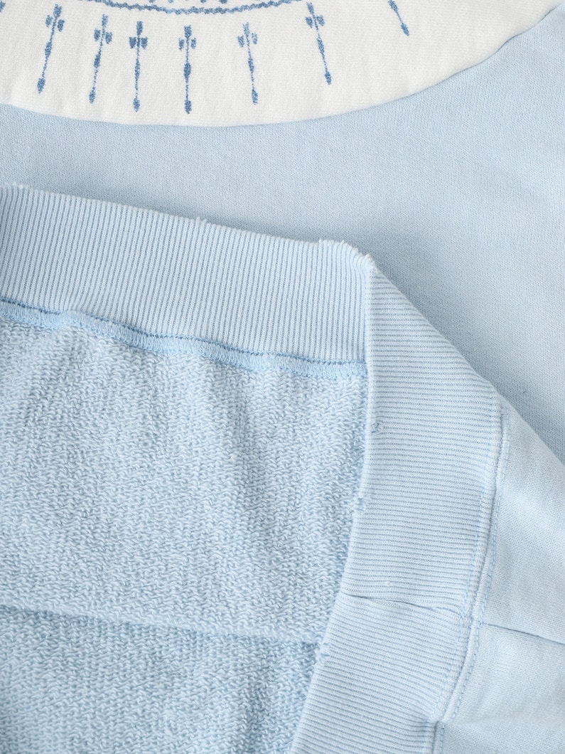 スノーフレーク スウェットプルオーバー（ライトブルー） 詳細画像 light blue 4