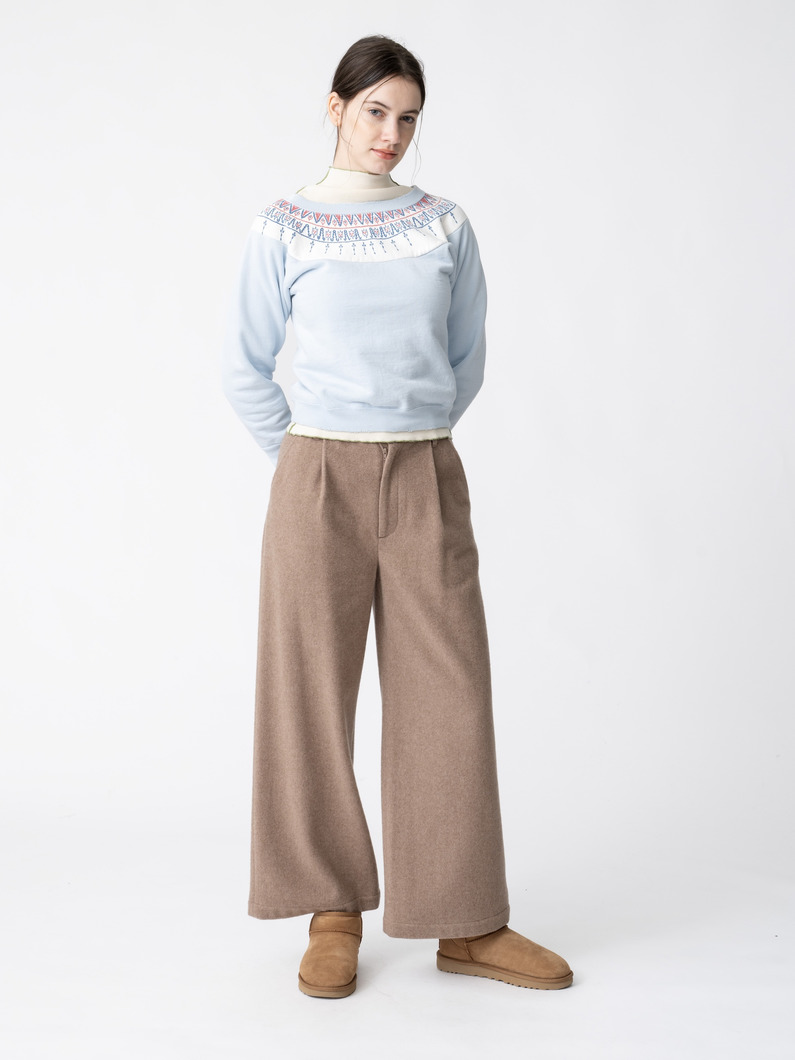 スノーフレーク スウェットプルオーバー（ライトブルー） 詳細画像 light blue 2