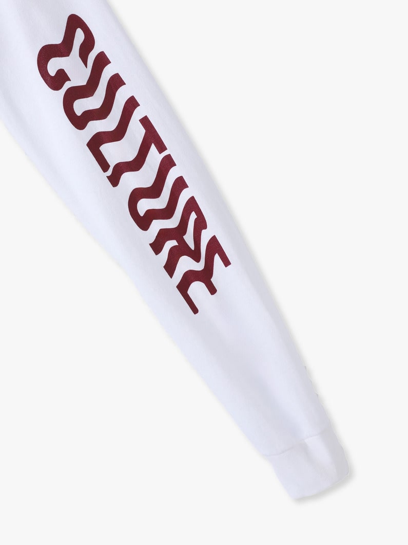 カルチャー プリント ロングスリーブティー 詳細画像 white 3