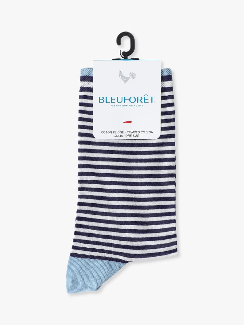 ストライプ ソックス 詳細画像 blue 2
