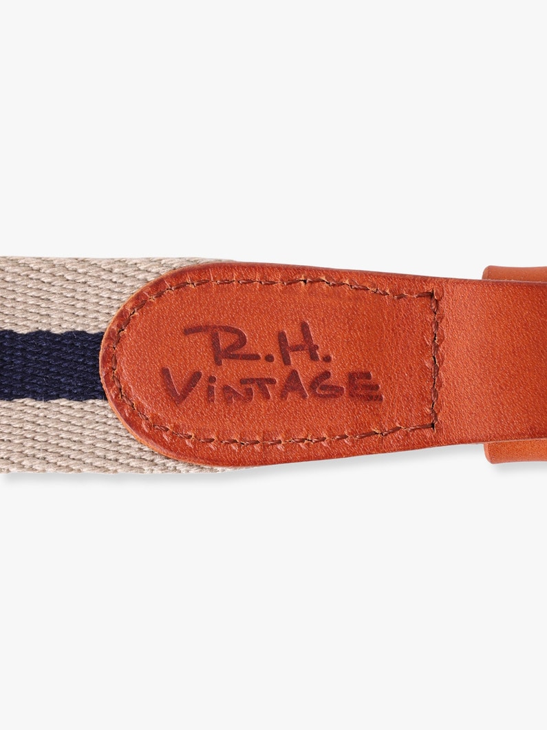 ストライプ テープベルト 詳細画像 navy 3