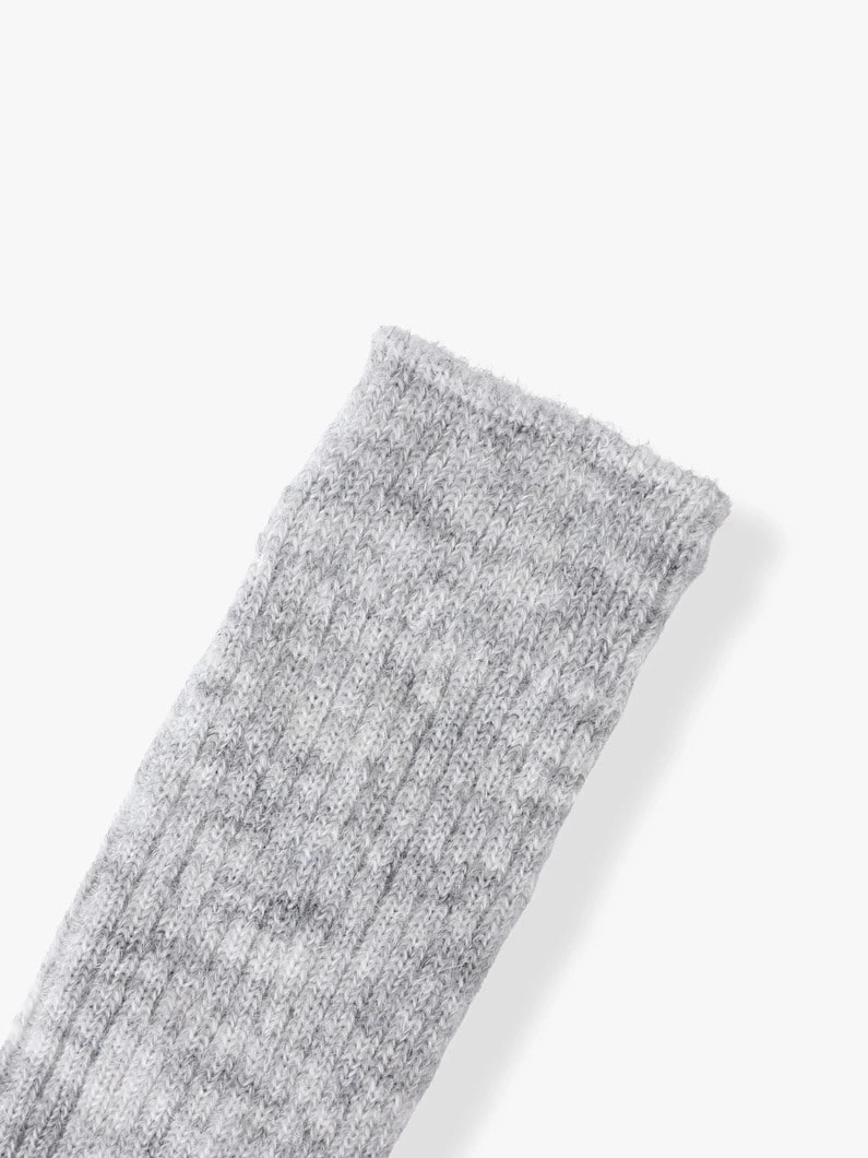 モヘア リブソックス 詳細画像 gray 1