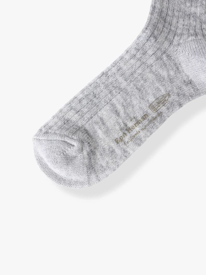 モヘア リブソックス 詳細画像 gray 2