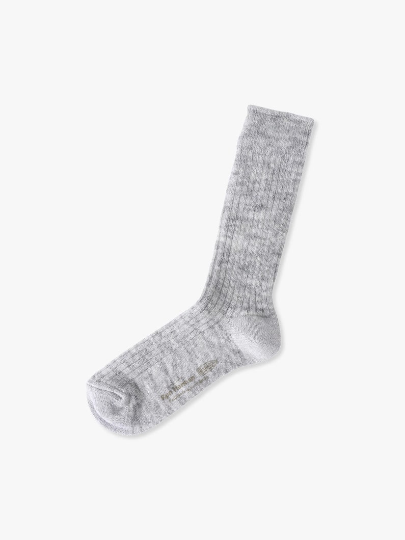 モヘア リブソックス 詳細画像 gray 1