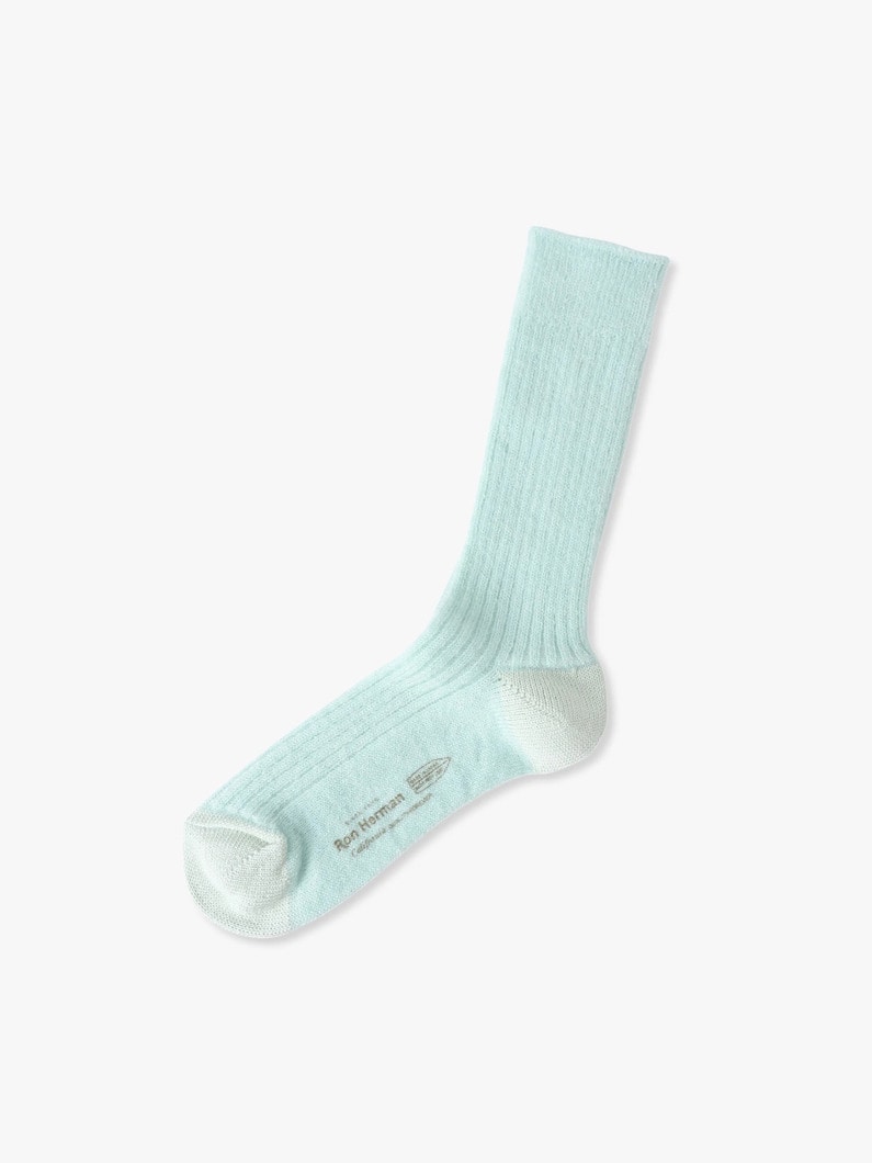 モヘア リブソックス 詳細画像 mint